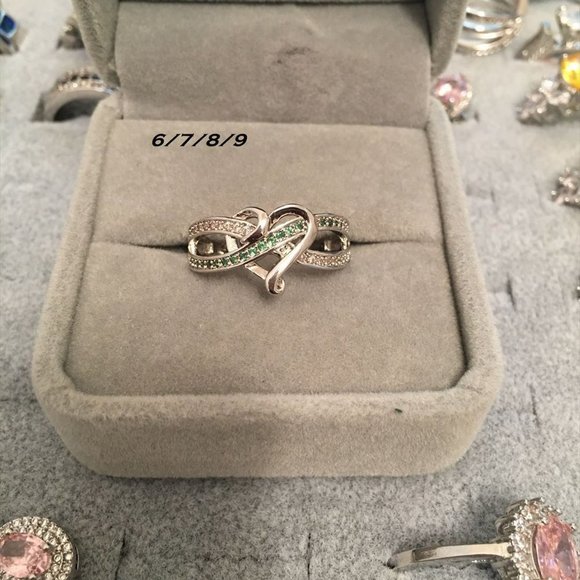GREN HEART INFINITY PROMISE RING - Picture 3 of 3